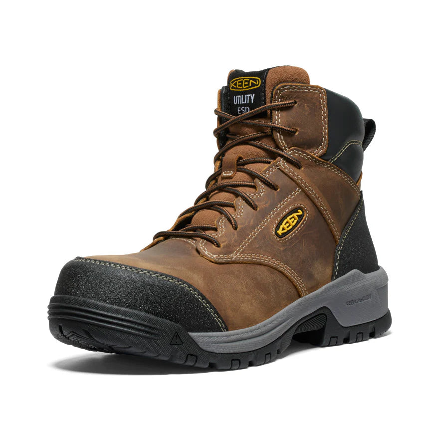 Men's Evanston 6 ESD Boot (Carbon Toe) | Bison/Black - Image 6