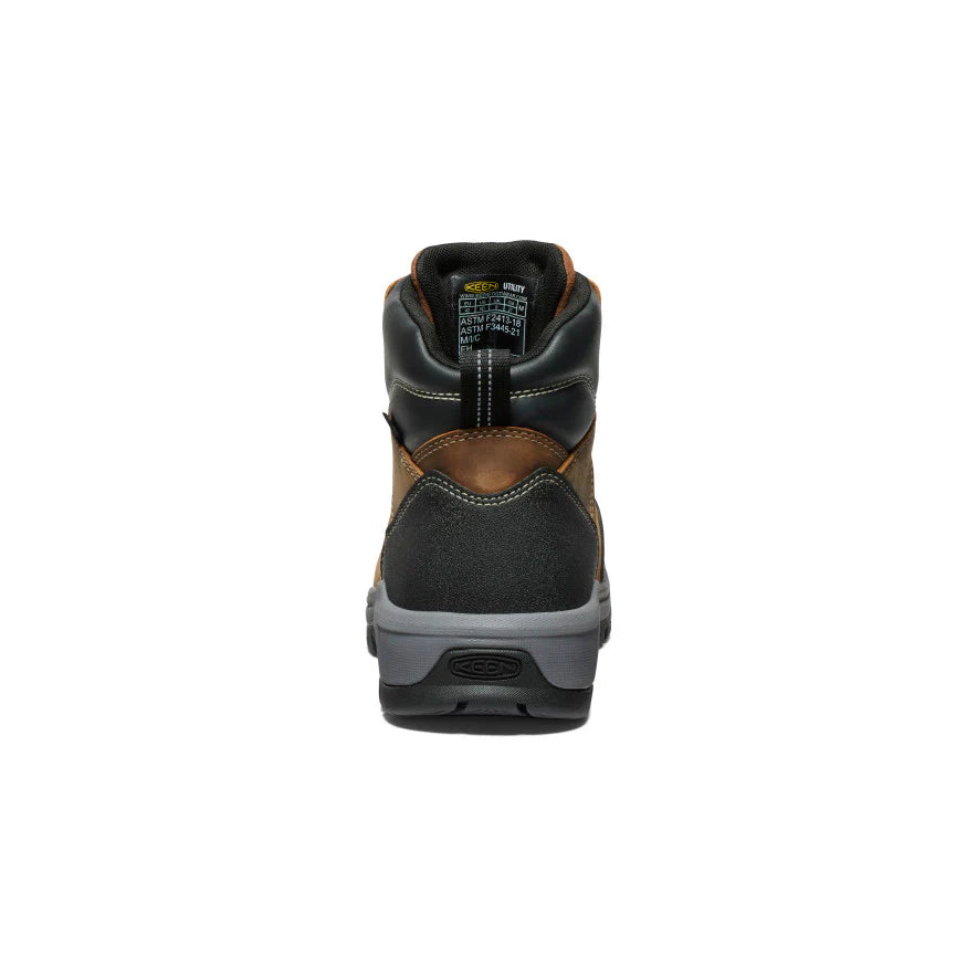 Men's Evanston 6 Waterproof Boot (Carbon Toe) | Bison/Black - Image 5