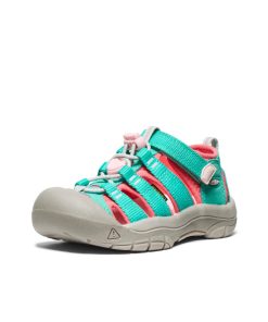 Alternative view of Little Kids' Newport H2  |  Bright Aqua/Giggle Pink