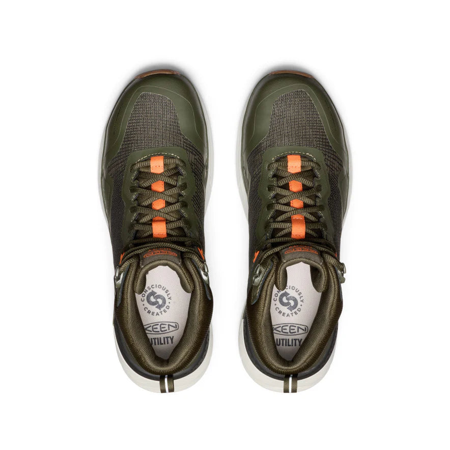Men's Synchro Waterproof Work Boot (Carbon Toe) | Forest Night/Gum - Image 4