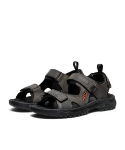 Alternative view of Men's Targhee III Open Toe Sandal  |  Grey/Black