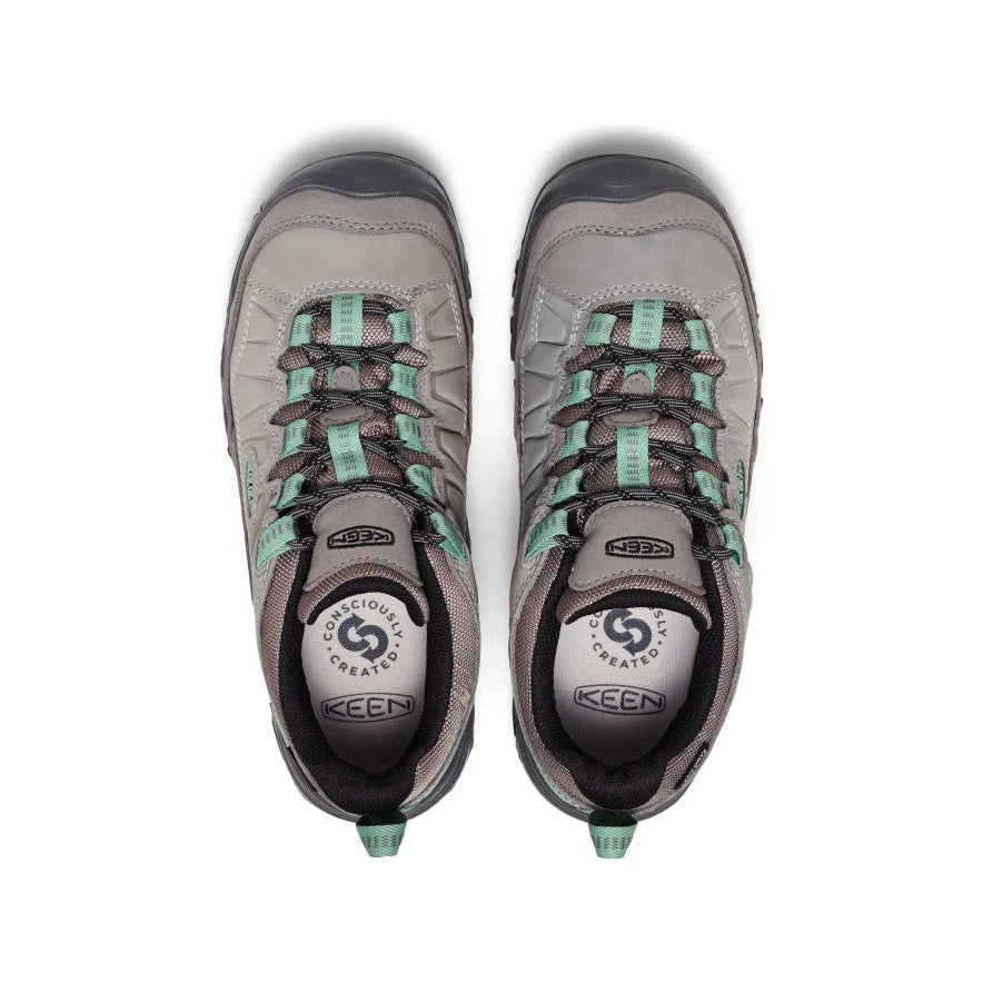 Women's Targhee IV Waterproof Hiking Shoe | Alloy/Granite Green - Image 8