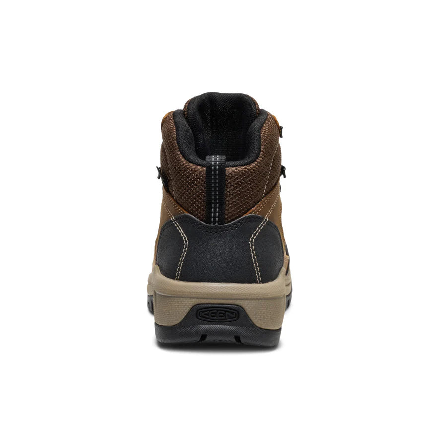 Women's Skokie Waterproof Work Boot (Soft Toe) | Bison/Black - Image 5