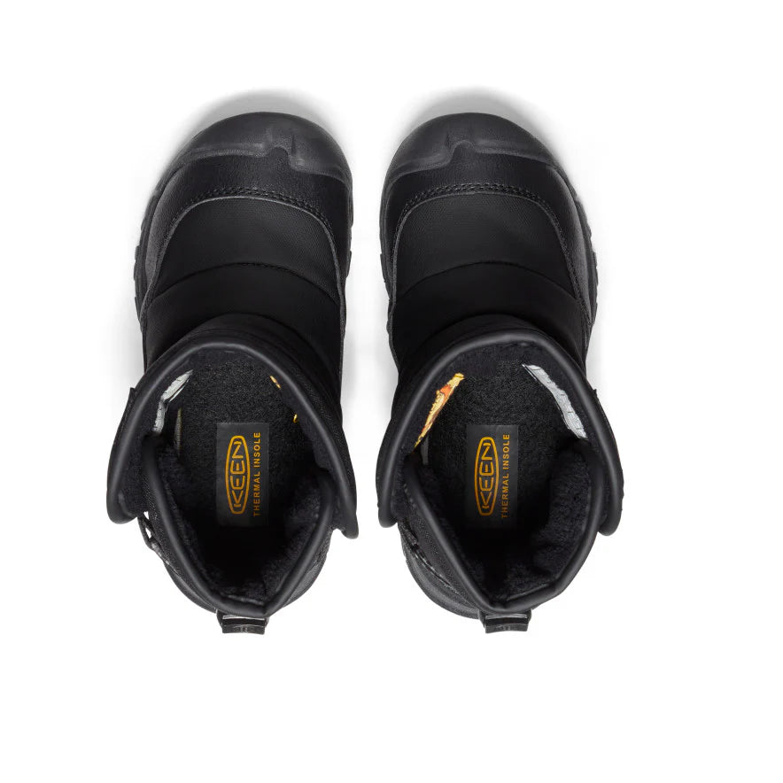 Little Kids' Puffrider Waterproof Winter Boot | Black/Steel Grey - Image 4