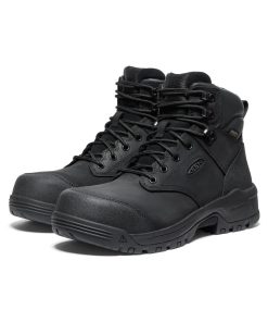 Alternative view of Men's Evanston 6 Waterproof Boot (Carbon Toe)  |  Black/Black