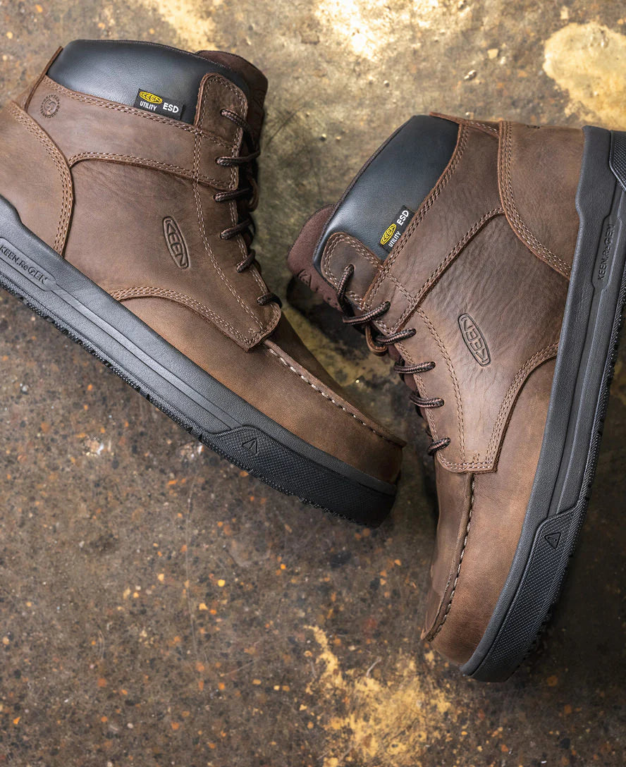 Men's Gibson ESD Boot (Carbon Toe) | Cascade Brown/Black - Image 9