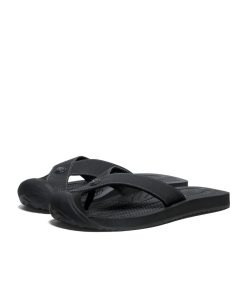 Alternative view of Men's Barbados Flip-Flop  |  Black/Steel Grey