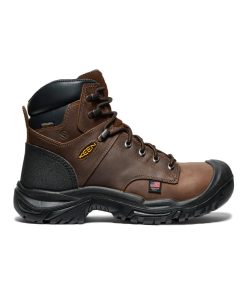 Men's Mt Vernon II 6 Waterproof Boot (Steel Toe)  |  Dark Earth/Black
