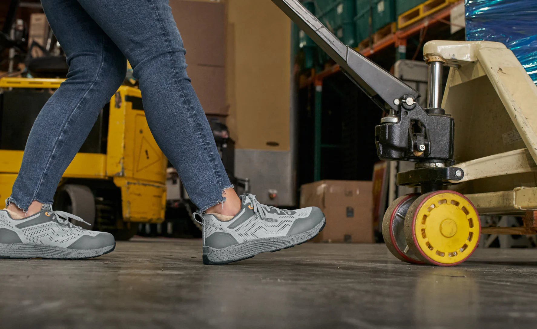 Women's Sparta 2 ESD (Aluminum Toe) | Drizzle/Papaya - Image 7