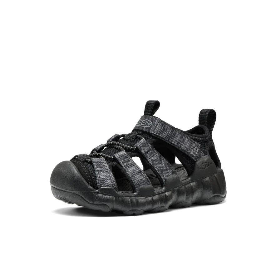 Little Kids' Hyperport H2 Sandal | Black/Steel Grey - Image 3