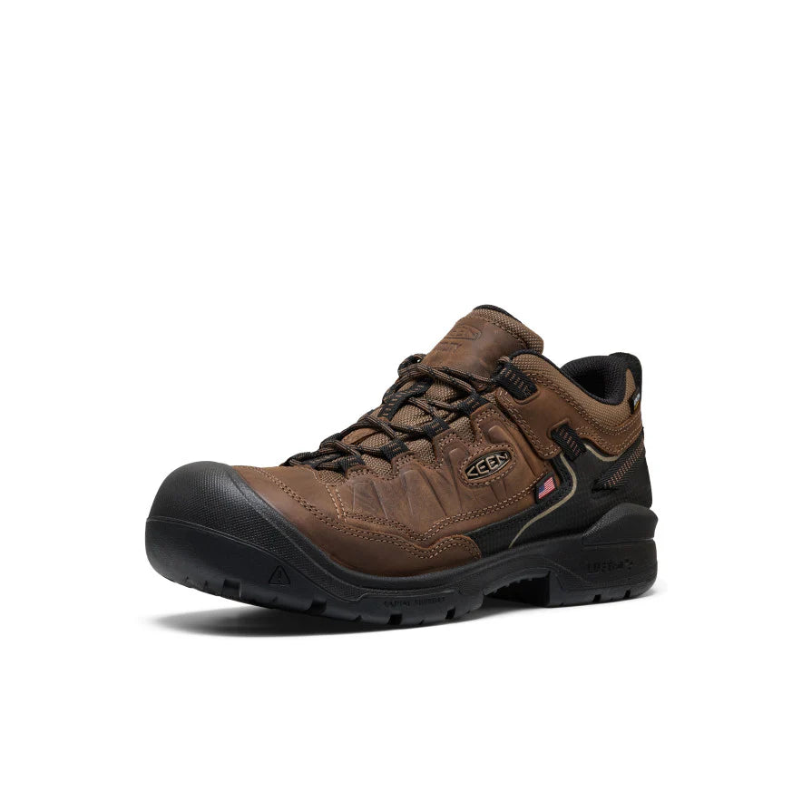 Men's Targhee IV Waterproof Work Shoe (Carbon Toe) | Dark Earth/Black - Image 3