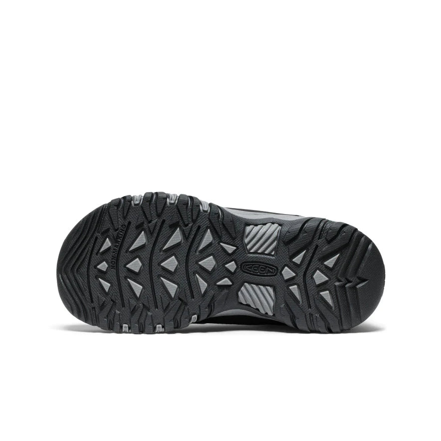 Big Kids' Targhee IV Waterproof Hiking Shoe | Black/Steel Grey - Image 6