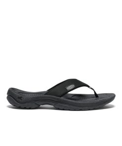 Women's Kona Leather Flip-Flop  |  Black/Vapor