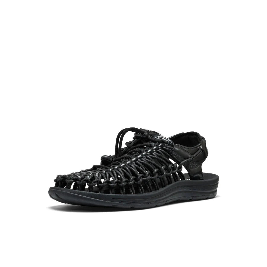 All Gender UNEEK Leather Sneaker | Perseid Black - Image 3
