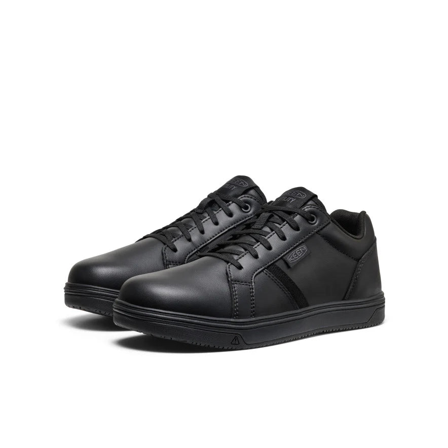 Men's Kenton WTX Work Shoe (Soft Toe) | Black/Black - Image 2