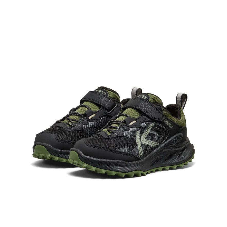 Little Kids' Zionic Waterproof Shoe | Black/Bronze Green - Image 2