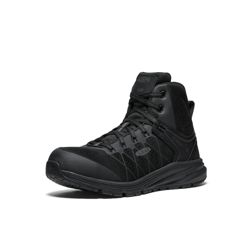 Men's Vista Energy Mid ESD (Carbon Toe) | Black/Black - Image 3
