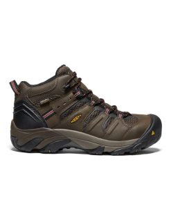 Men's Lansing Mid Waterproof (Steel Toe)  |  Cascade Brown/Brindle