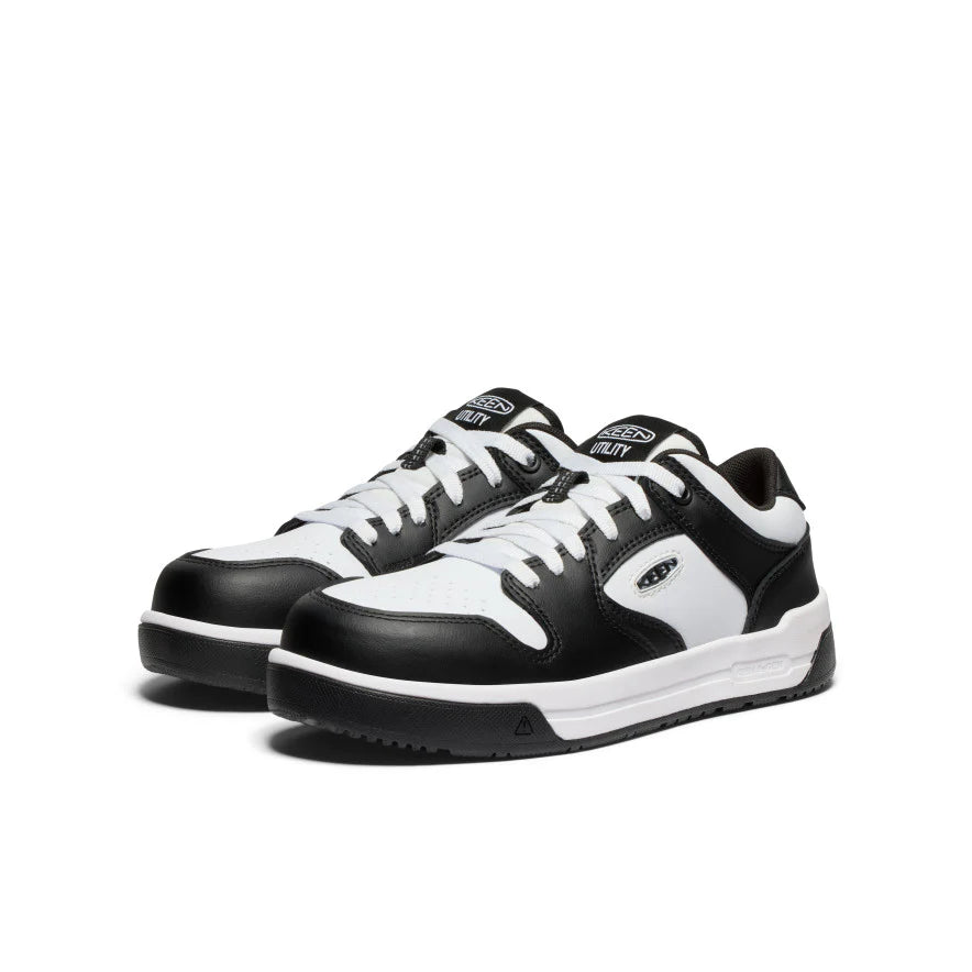 Women's Overton Work Shoe (Carbon Toe) | Star White/Black - Image 2