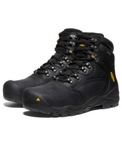 Alternative view of Men's Louisville 6 Waterproof Boot (Steel Toe)  |  Black