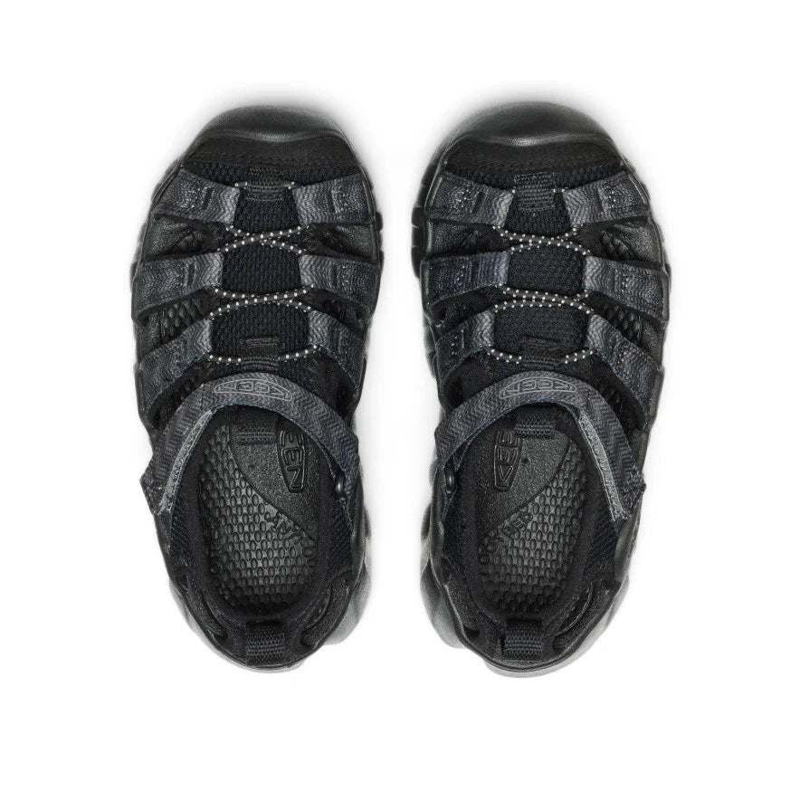 Little Kids' Hyperport H2 Sandal | Black/Steel Grey - Image 4