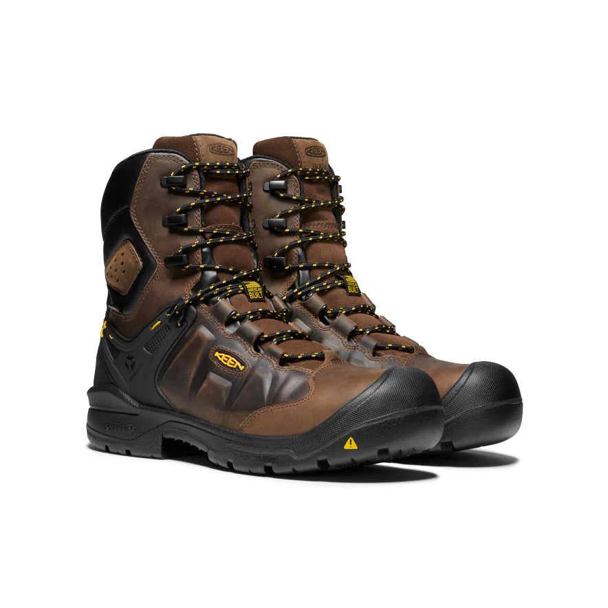 Men's Dover 8 Insulated Waterproof Boot (Carbon Toe) | Dark Earth/Black - Image 2