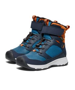 Alternative view of Little Kids' Skua Waterproof Winter Boot  |  Sky Captain/Gold Flame