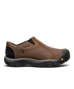 Men's Brixen Waterproof Shoe Wide  |  Slate Black/Madder Brown