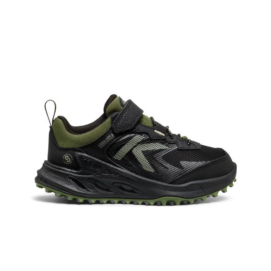 Little Kids' Zionic Waterproof Shoe | Black/Bronze Green