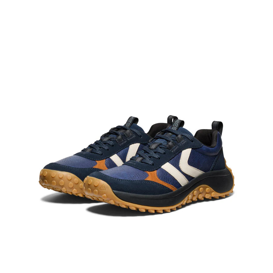 Women's KS86 Leather Sneaker | Sky Captain/Birch - Image 3