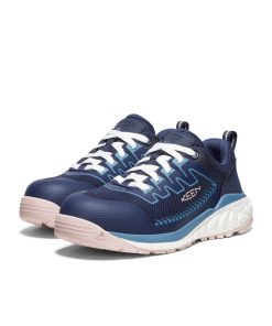 Alternative view of Women's Arvada Work Sneaker (Carbon Toe)  |  Naval Academy/Peach Whip