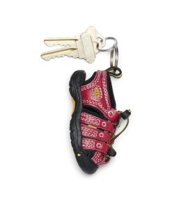 Alternative view of Newport Sandal Keychain  |  Red