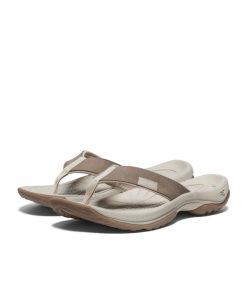 Alternative view of Women's Kona Leather Flip-Flop  |  Brindle/Silver Birch