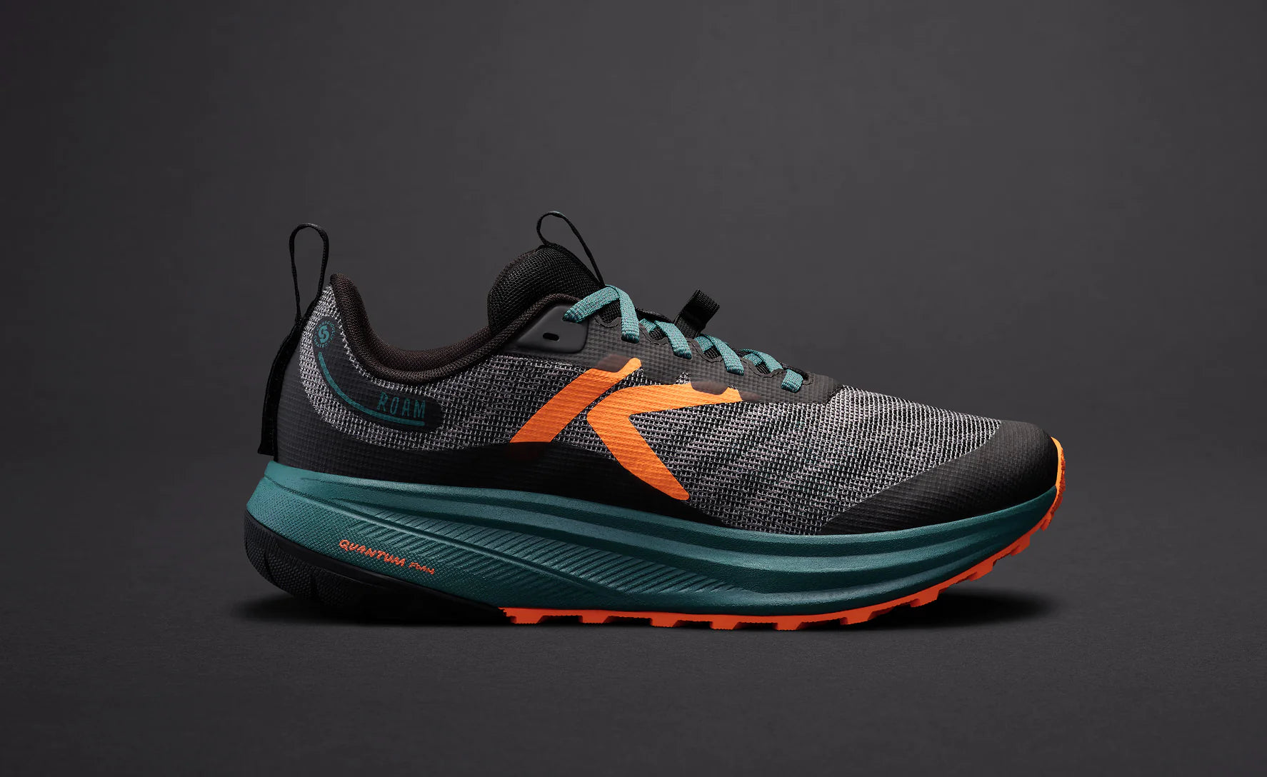 Men's Roam Trail Running Shoe | Black/Orange Peel - Image 8