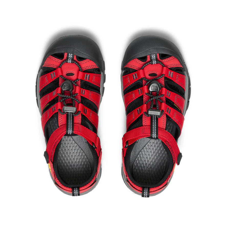 Big Kids' Newport H2 | Ribbon Red/Gargoyle - Image 4