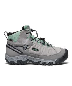 Big Kids' Targhee IV Waterproof Hiking Boot  |  Alloy/Granite Green