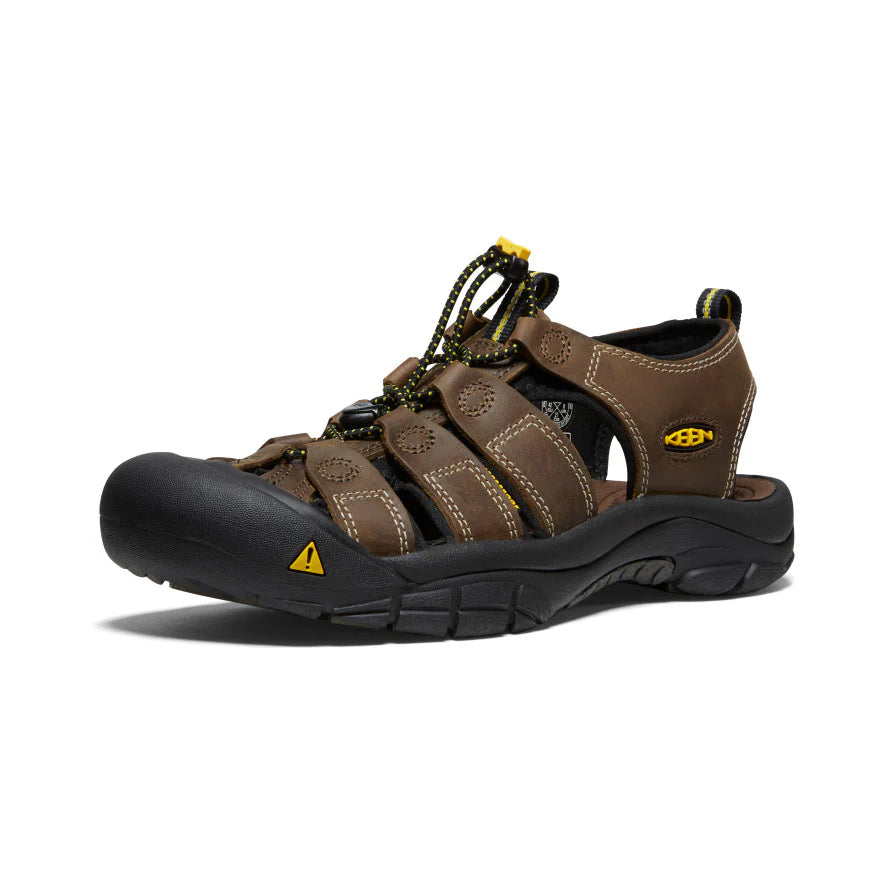 Men's Newport Leather Sandal | Bison - Image 3