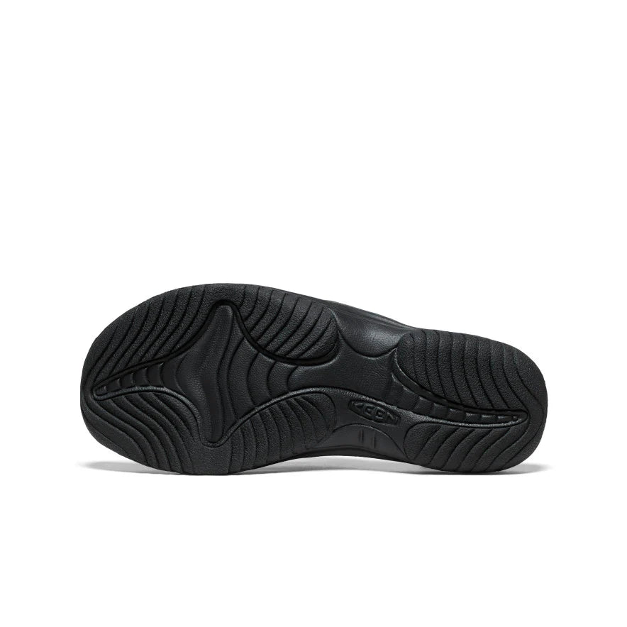 Men's Waimea Leather Flip-Flop | Black/Black - Image 6