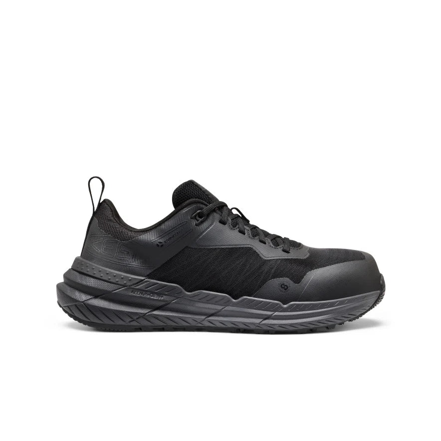 Women's Speedworks ESD Work Sneaker (Carbon Toe) | Black/Black