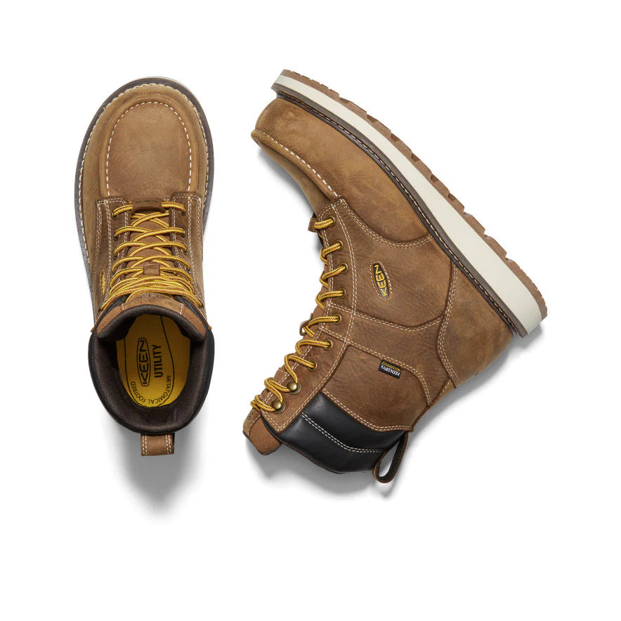 Men's Cincinnati 8 Waterproof Boot (Carbon Toe) | Belgian/Sandshell - Image 4