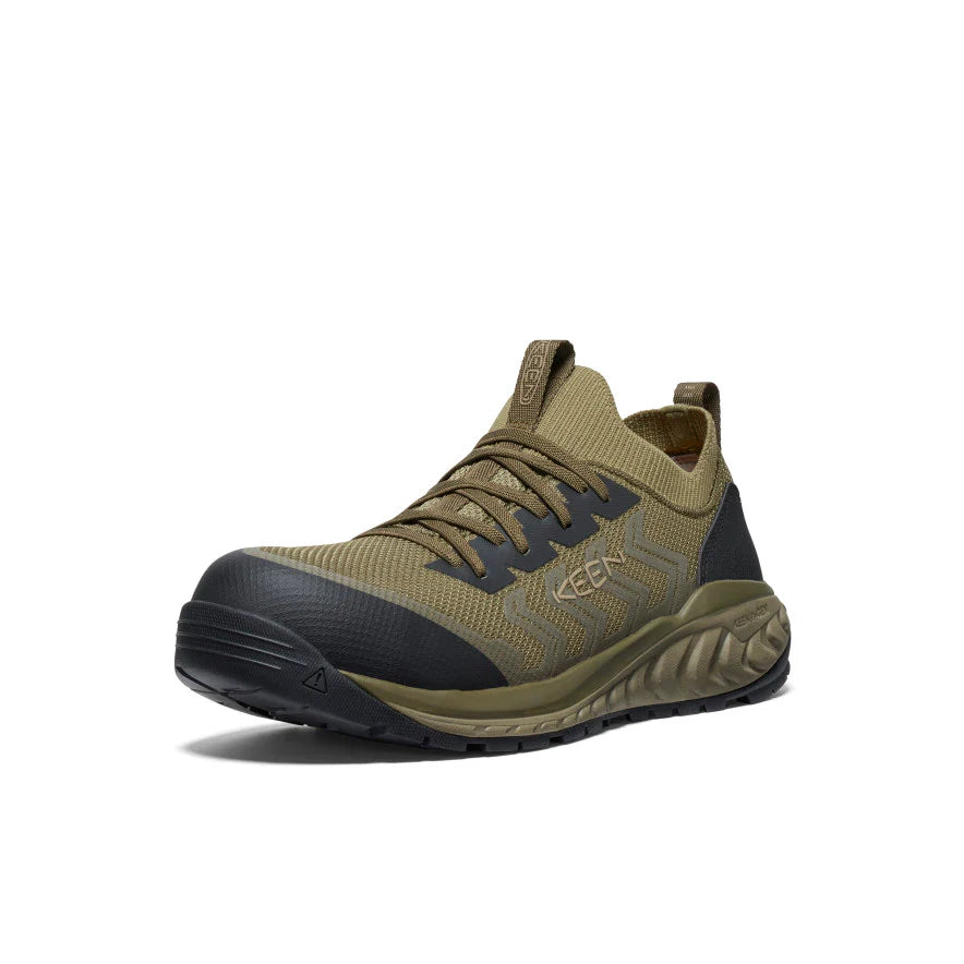 Men's Arvada Shift Work Sneaker (Carbon Toe) | Martini Olive/Black - Image 6