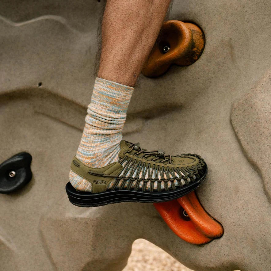 Men's UNEEK Sneaker | Dark Olive/Black - Image 6
