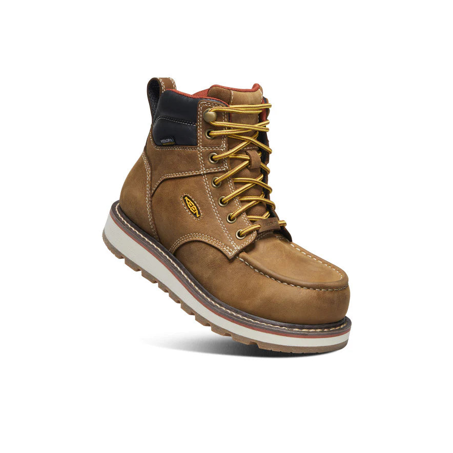 Women's Cincinnati 6 Waterproof Boot (Carbon Toe) | Belgian/Sandshell - Image 3