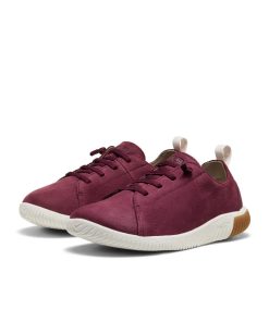 Alternative view of Big Kids' KNX Leather Sneaker  |  Fig/Star White