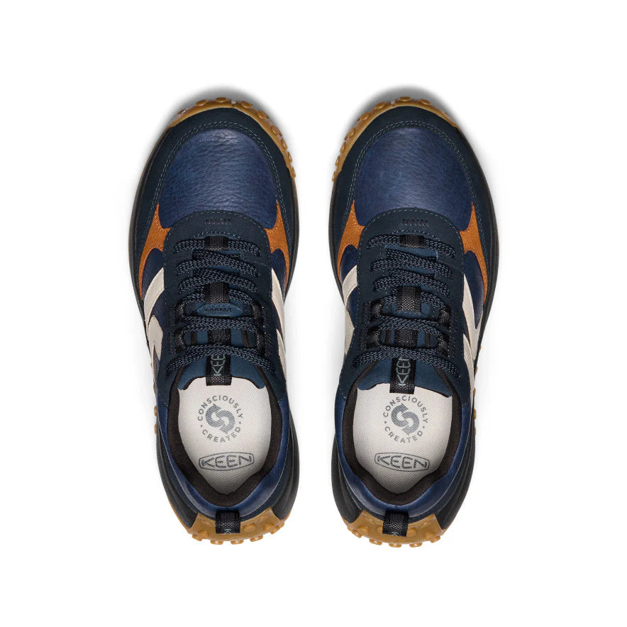 Women's KS86 Leather Sneaker | Sky Captain/Birch - Image 4