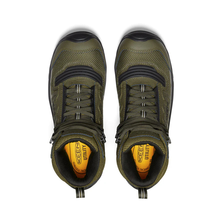 Men's Reno Mid Waterproof (Carbon Toe) | Dark Olive/Black - Image 4