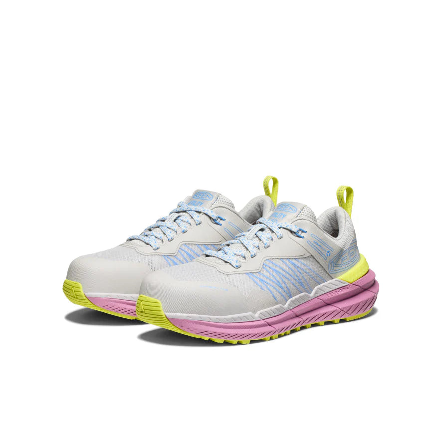 Women's Speedworks ESD Work Sneaker (Carbon Toe) | Alloy/Moonlight Mauve - Image 8