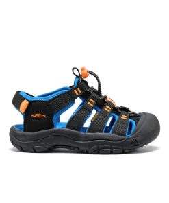 Little Kids' Newport Boundless Sandal  |  Black/Precious Blue