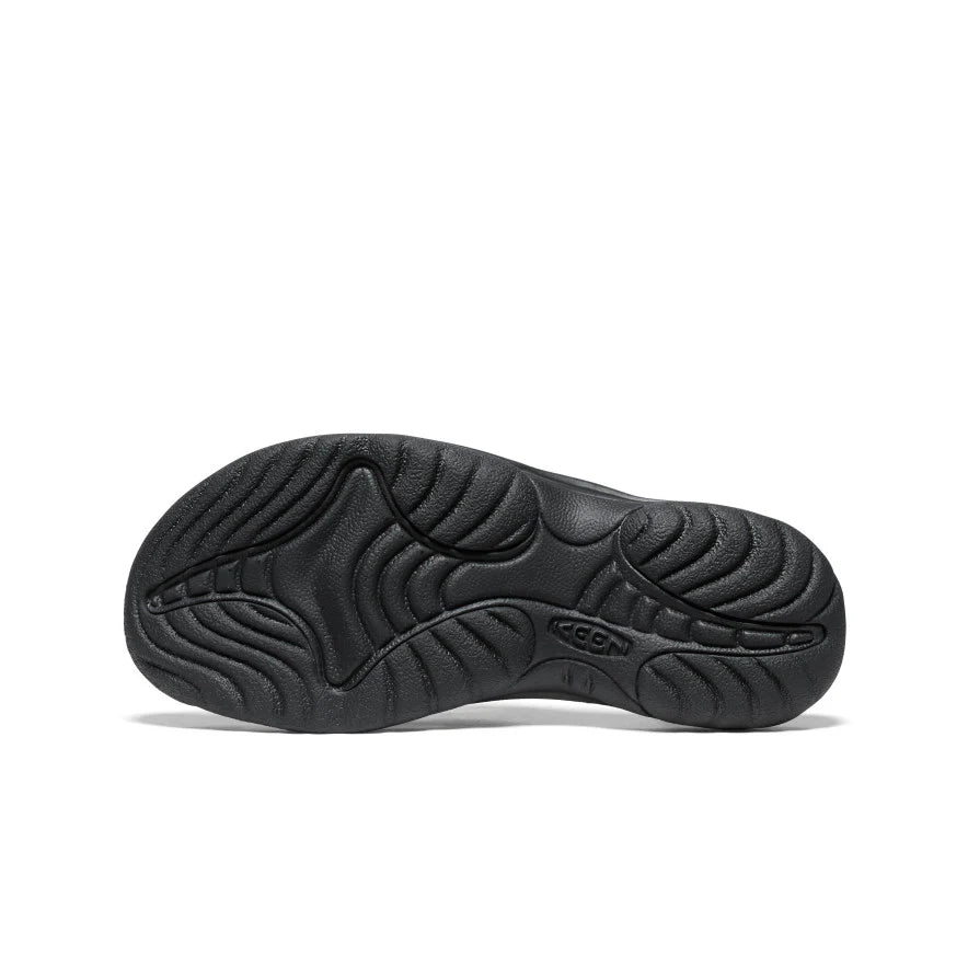 Women's Waimea Leather Flip-Flop | Black/Black - Image 6