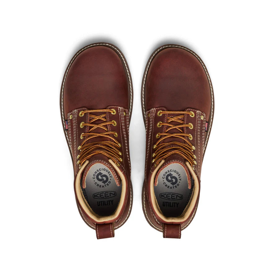 Men's Liberty 6 Waterproof 90° Heel Boot (Soft Toe) | Bombay Brown/Gum - Image 4